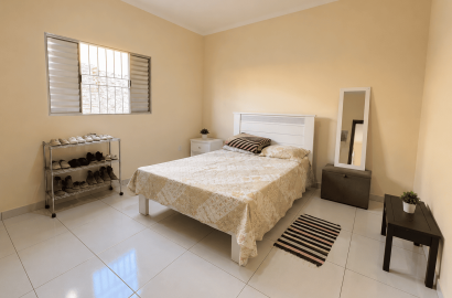 Casa com 1 Dormitório, Garagem e Quintal à Venda no Jardim Munhoz – Mogi Guaçu/SP