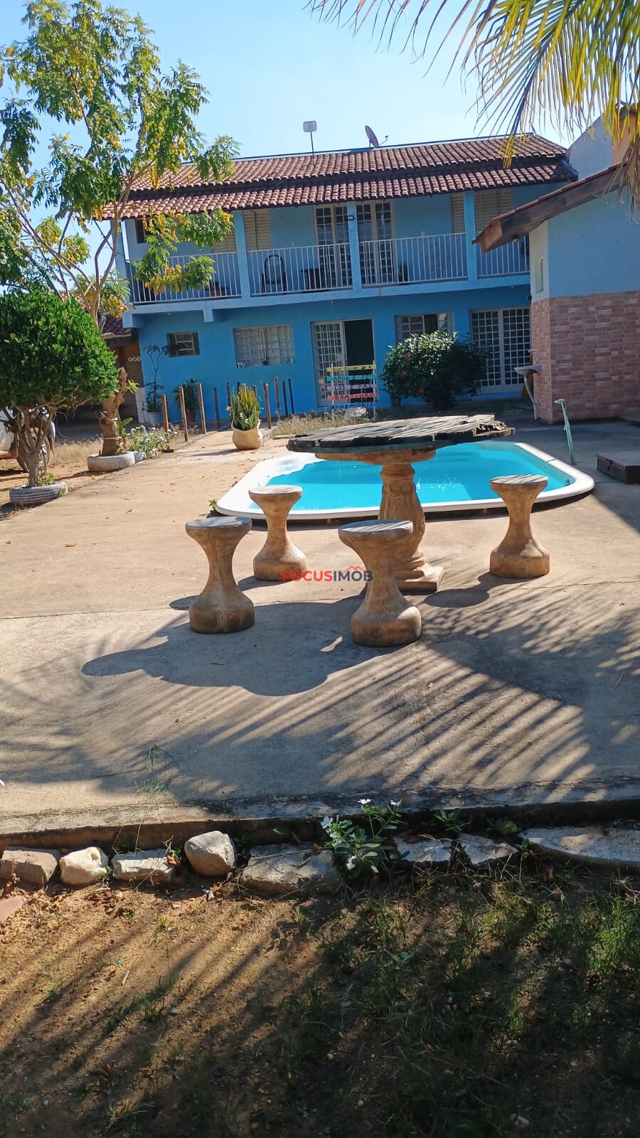 Vendo Chácara 1.000m² na Roseira - Sobrado 2 Dormitórios - Aceita Troca por Casa de menor valor