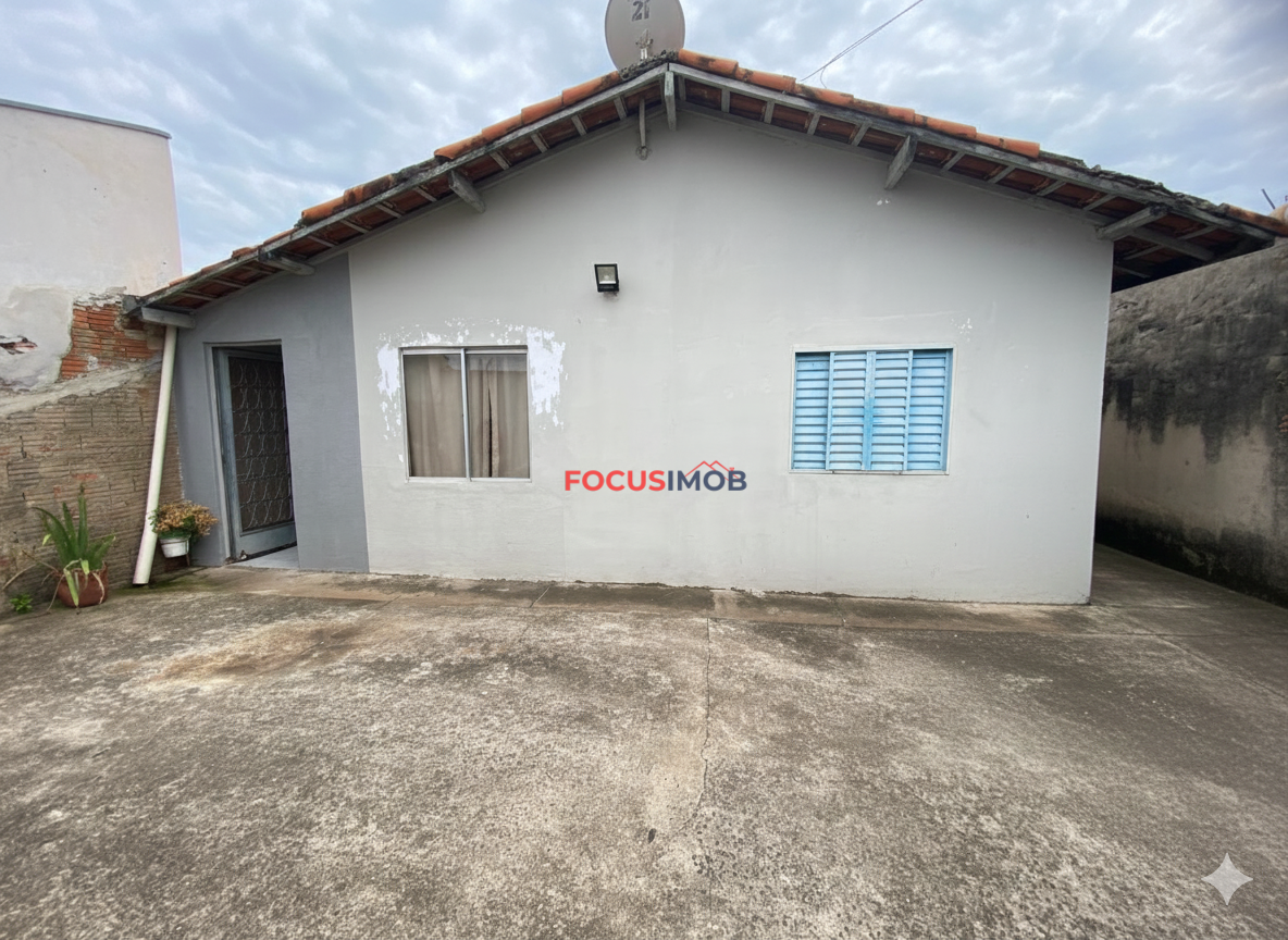 🏡 Casa disponível para locação  – Bairro Flávio Zacchi em Itapira-SP