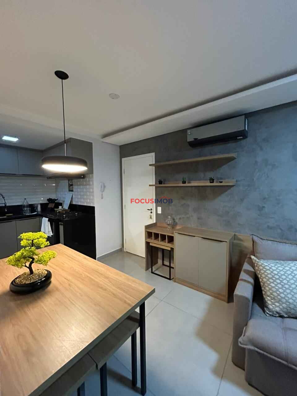 Apartamento Mobiliado para Alugar com 52 m², 2 Quartos e 2 banheiros, 1 Vaga coberta, R$2.500,00 Mensal